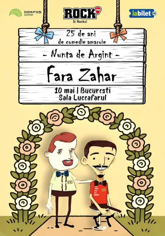 Fără Zahăr – Nunta de Argint – 25 de ani de comedie amăruie